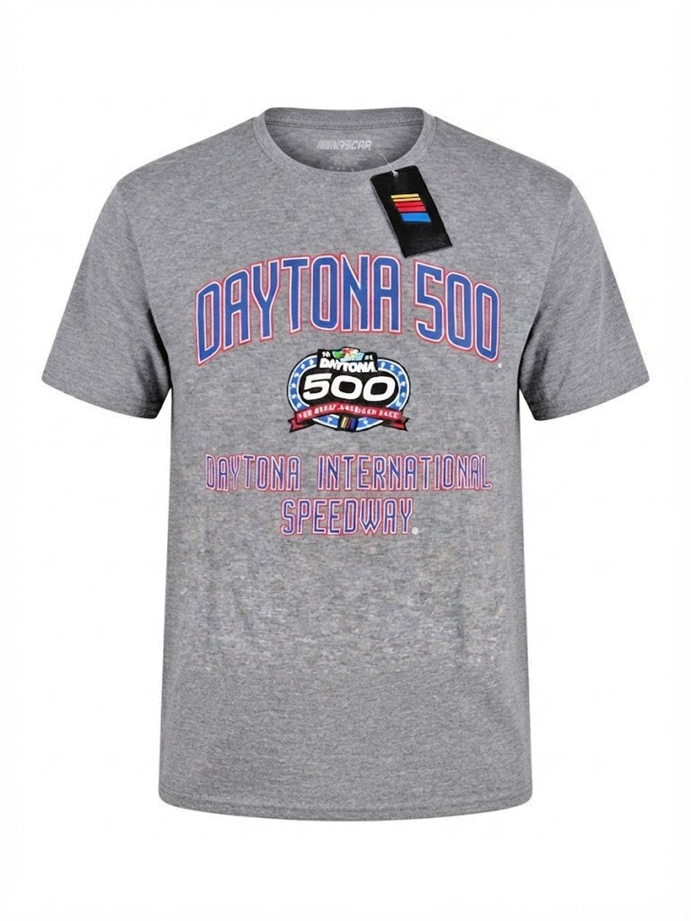 Official NASCAR Daytona 500 T-Shirt Men’s Size Large Gray 2024 Gray